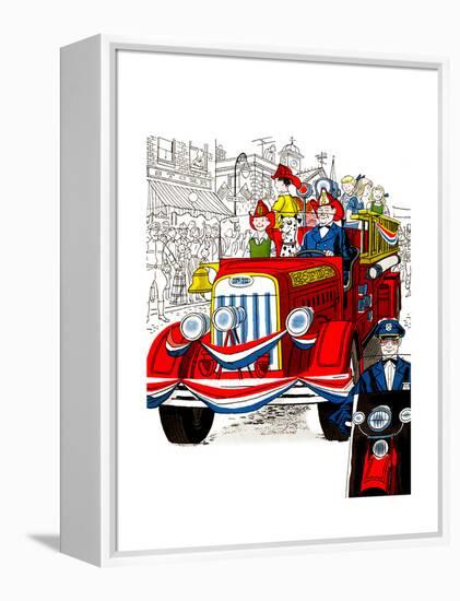 Fourth of July Parade - Jack & Jill-null-Framed Premier Image Canvas