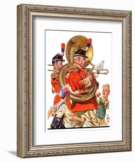 "Fourth of July Parade,"July 1, 1933-Joseph Christian Leyendecker-Framed Giclee Print