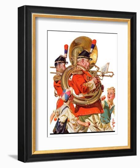 "Fourth of July Parade,"July 1, 1933-Joseph Christian Leyendecker-Framed Giclee Print