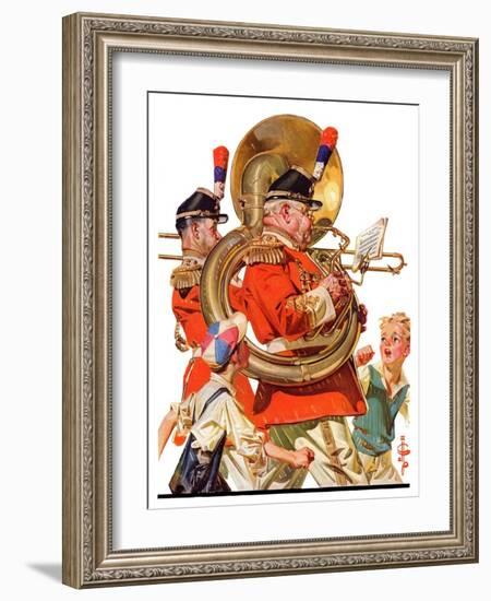 "Fourth of July Parade,"July 1, 1933-Joseph Christian Leyendecker-Framed Giclee Print