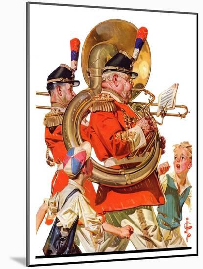 "Fourth of July Parade,"July 1, 1933-Joseph Christian Leyendecker-Mounted Giclee Print