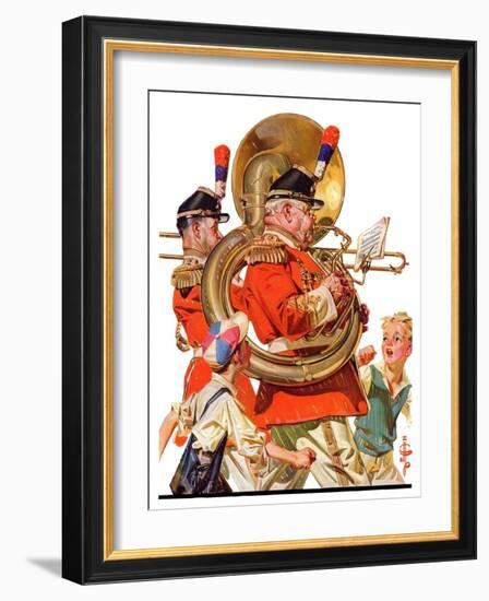 "Fourth of July Parade,"July 1, 1933-Joseph Christian Leyendecker-Framed Giclee Print