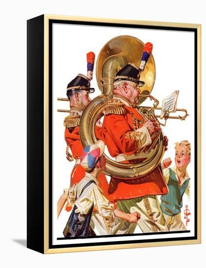 "Fourth of July Parade,"July 1, 1933-Joseph Christian Leyendecker-Framed Premier Image Canvas