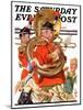 "Fourth of July Parade," Saturday Evening Post Cover, July 1, 1933-Joseph Christian Leyendecker-Mounted Giclee Print