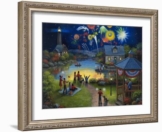 Fourth of July-John Zaccheo-Framed Giclee Print