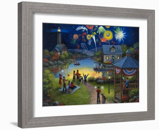 Fourth of July-John Zaccheo-Framed Giclee Print