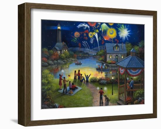 Fourth of July-John Zaccheo-Framed Giclee Print