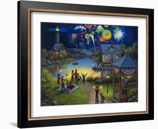 Fourth of July-John Zaccheo-Framed Giclee Print