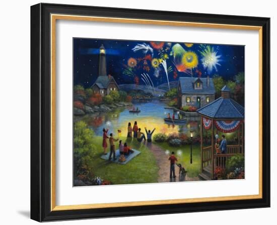 Fourth of July-John Zaccheo-Framed Giclee Print