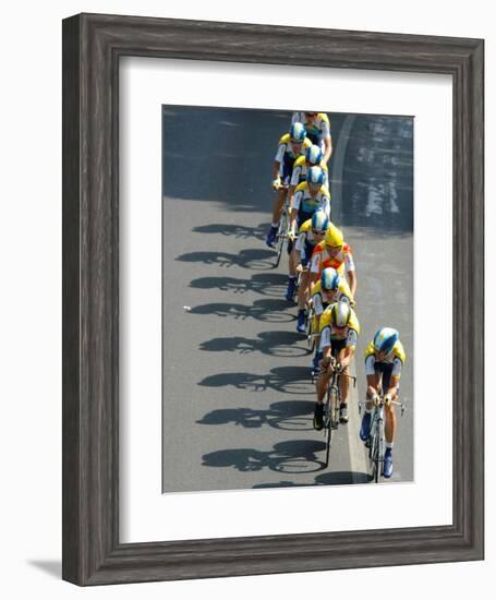 Fourth Stage of Tour de France, Montpellier, July 7, 2009-null-Framed Photographic Print