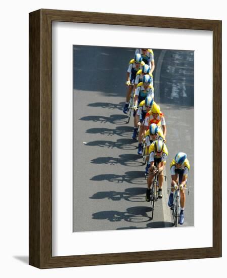 Fourth Stage of Tour de France, Montpellier, July 7, 2009-null-Framed Photographic Print