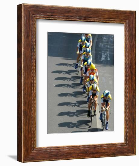 Fourth Stage of Tour de France, Montpellier, July 7, 2009-null-Framed Photographic Print