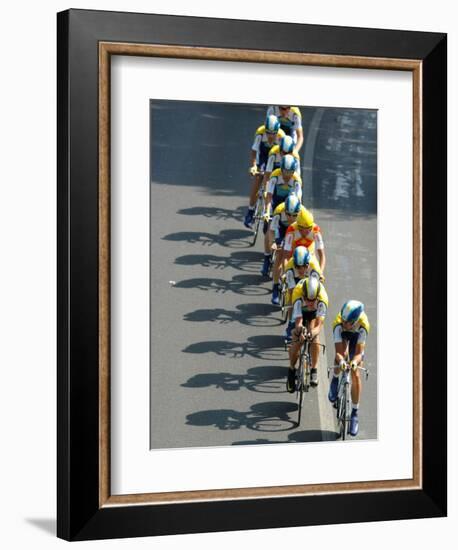 Fourth Stage of Tour de France, Montpellier, July 7, 2009-null-Framed Photographic Print