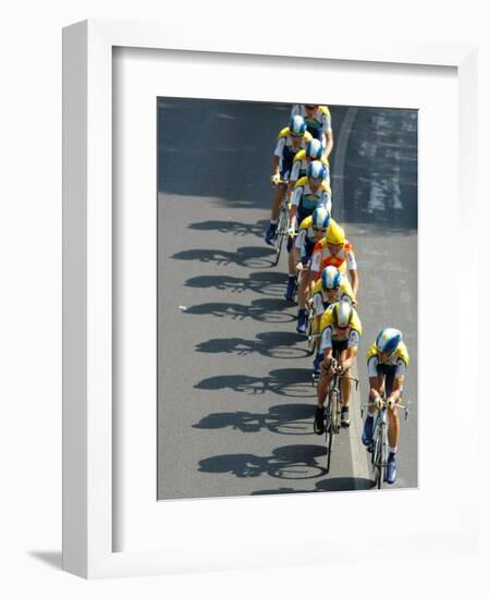 Fourth Stage of Tour de France, Montpellier, July 7, 2009-null-Framed Photographic Print