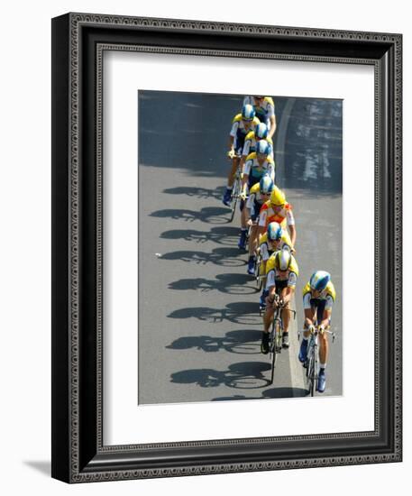 Fourth Stage of Tour de France, Montpellier, July 7, 2009-null-Framed Photographic Print