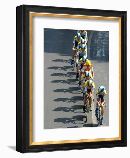 Fourth Stage of Tour de France, Montpellier, July 7, 2009-null-Framed Photographic Print