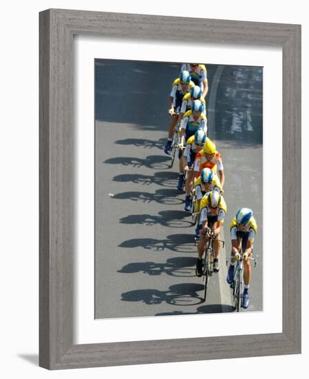 Fourth Stage of Tour de France, Montpellier, July 7, 2009-null-Framed Photographic Print