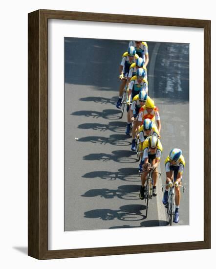 Fourth Stage of Tour de France, Montpellier, July 7, 2009-null-Framed Photographic Print