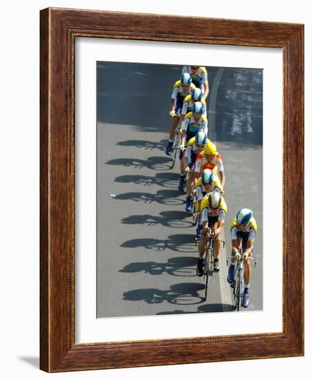 Fourth Stage of Tour de France, Montpellier, July 7, 2009-null-Framed Photographic Print