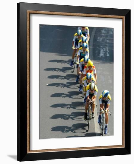 Fourth Stage of Tour de France, Montpellier, July 7, 2009-null-Framed Photographic Print