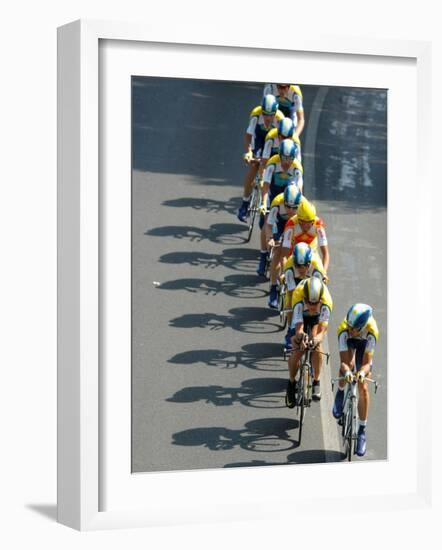 Fourth Stage of Tour de France, Montpellier, July 7, 2009-null-Framed Photographic Print