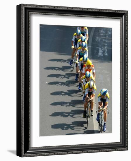 Fourth Stage of Tour de France, Montpellier, July 7, 2009-null-Framed Photographic Print