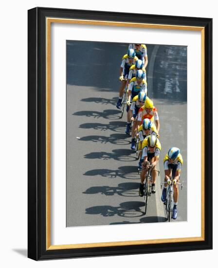 Fourth Stage of Tour de France, Montpellier, July 7, 2009-null-Framed Photographic Print