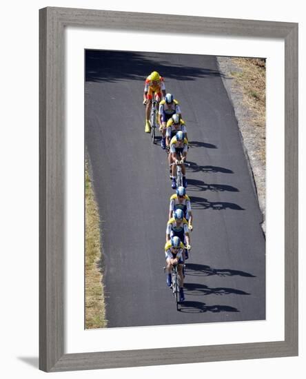 Fourth Stage of Tour de France, Montpellier, July 7, 2009-null-Framed Photographic Print