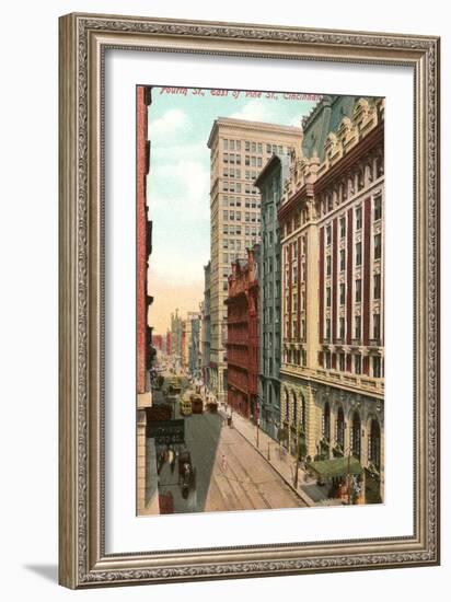 Fourth Street, Cincinnati, Ohio-null-Framed Art Print