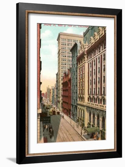 Fourth Street, Cincinnati, Ohio-null-Framed Art Print