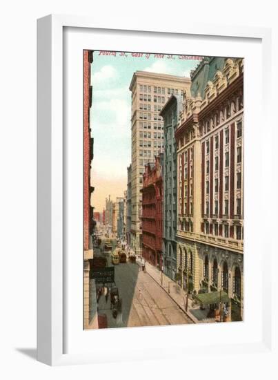 Fourth Street, Cincinnati, Ohio-null-Framed Art Print