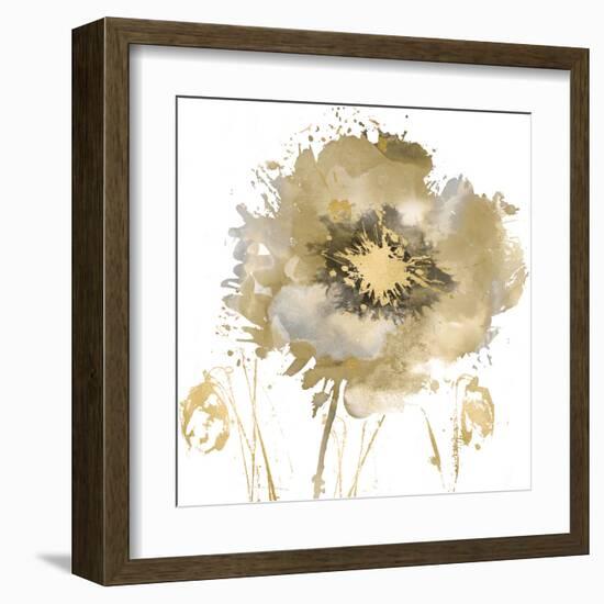 Fower Burst in Gold II-Vanessa Austin-Framed Art Print