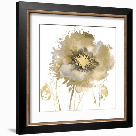 Fower Burst in Gold II-Vanessa Austin-Framed Art Print