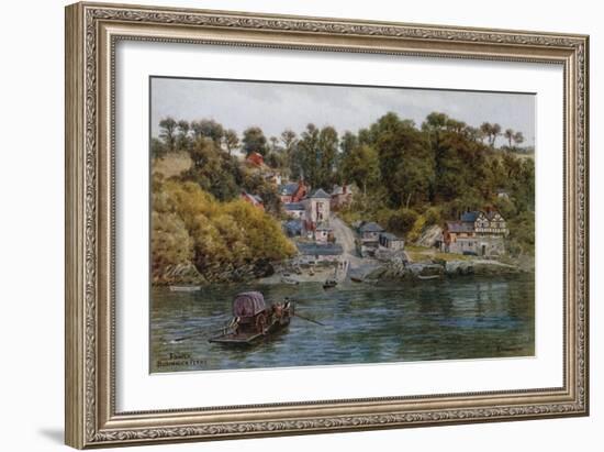 Fowey, Bodinnick Ferry-Alfred Robert Quinton-Framed Giclee Print