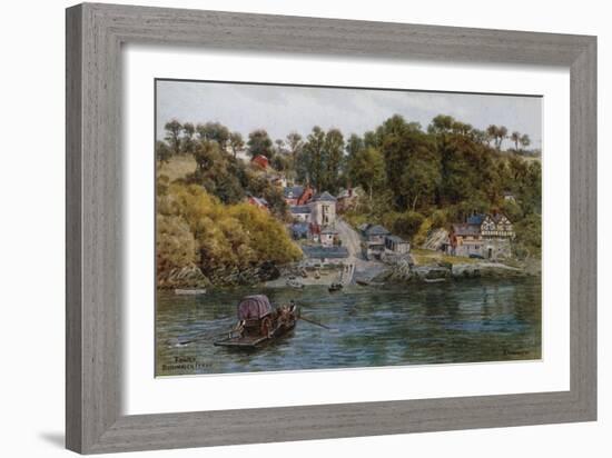 Fowey, Bodinnick Ferry-Alfred Robert Quinton-Framed Giclee Print