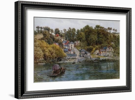 Fowey, Bodinnick Ferry-Alfred Robert Quinton-Framed Giclee Print