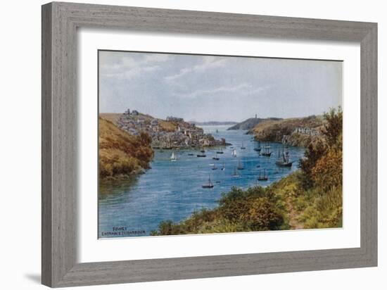 Fowey, Entrance to Harbour-Alfred Robert Quinton-Framed Giclee Print