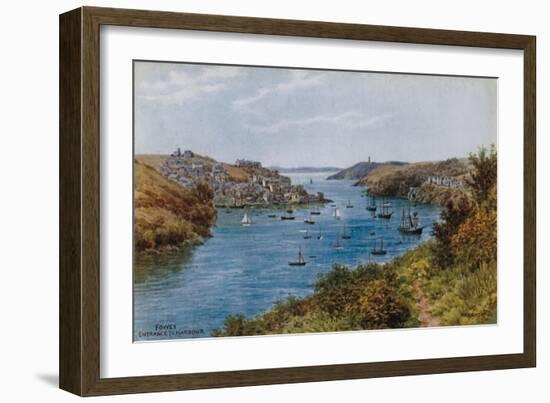 Fowey, Entrance to Harbour-Alfred Robert Quinton-Framed Giclee Print