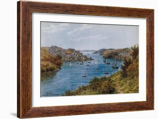 Fowey, Entrance to Harbour-Alfred Robert Quinton-Framed Giclee Print