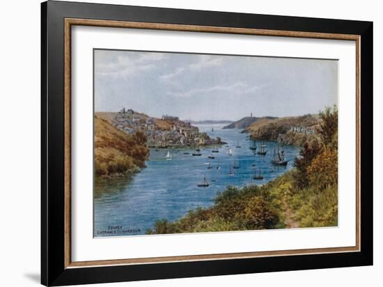 Fowey, Entrance to Harbour-Alfred Robert Quinton-Framed Giclee Print