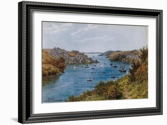 Fowey, Entrance to Harbour-Alfred Robert Quinton-Framed Giclee Print