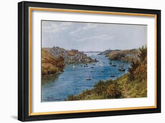 Fowey, Entrance to Harbour-Alfred Robert Quinton-Framed Giclee Print