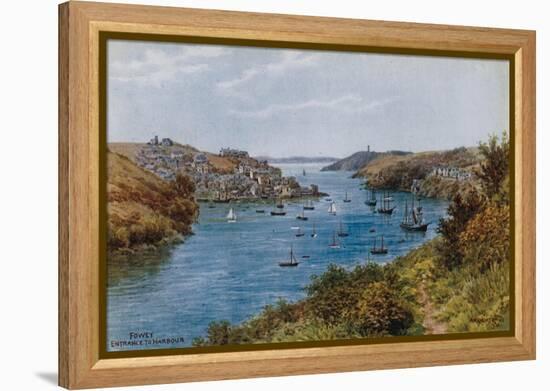 Fowey, Entrance to Harbour-Alfred Robert Quinton-Framed Premier Image Canvas