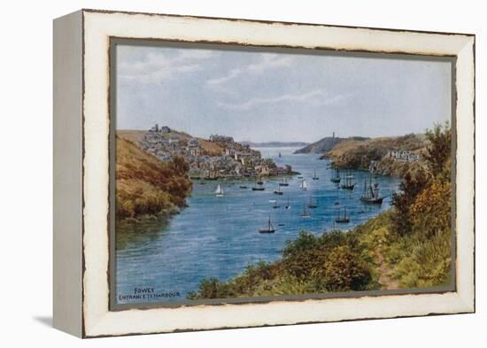 Fowey, Entrance to Harbour-Alfred Robert Quinton-Framed Premier Image Canvas