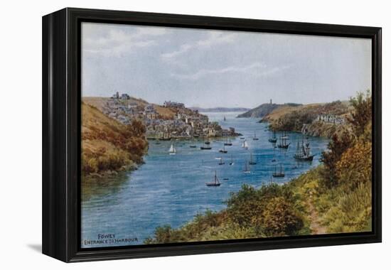 Fowey, Entrance to Harbour-Alfred Robert Quinton-Framed Premier Image Canvas