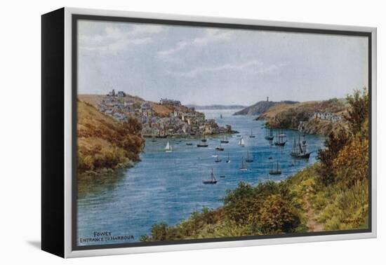 Fowey, Entrance to Harbour-Alfred Robert Quinton-Framed Premier Image Canvas