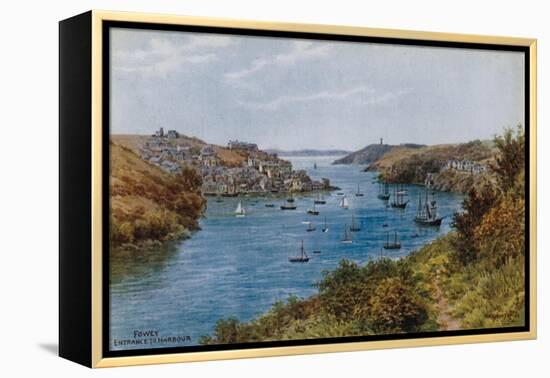 Fowey, Entrance to Harbour-Alfred Robert Quinton-Framed Premier Image Canvas