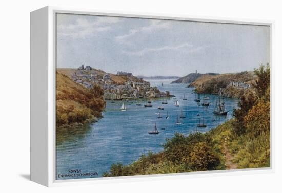 Fowey, Entrance to Harbour-Alfred Robert Quinton-Framed Premier Image Canvas