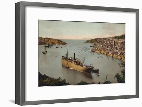 'Fowey from Hall Walk', c1930-Unknown-Framed Giclee Print