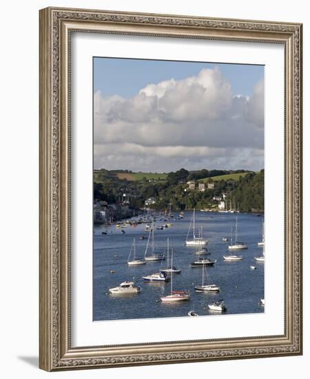 Fowey Harbour and Estuary, Cornwall, England, Uk-null-Framed Photographic Print